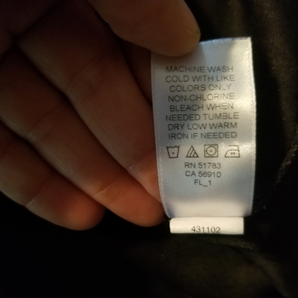 Maurices black with floral pattern blouse - Picture 5 of 7